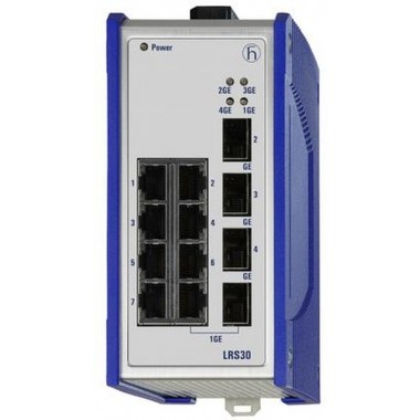 Коммутатор Managed Ethernet Switches Lite Managed Industrial Switch for DIN Rail, fanless design, GE Type, PoE/PoE+ (180W)