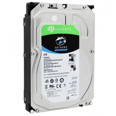 Жесткий диск HDD SATA-III Seagate 6000Gb, ST6000VN0033, IronWolf Guardian NAS, 7200 rpm, 256Mb buffer